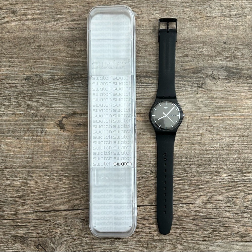 Swatch “Mono Black” Swiss-Made Watch